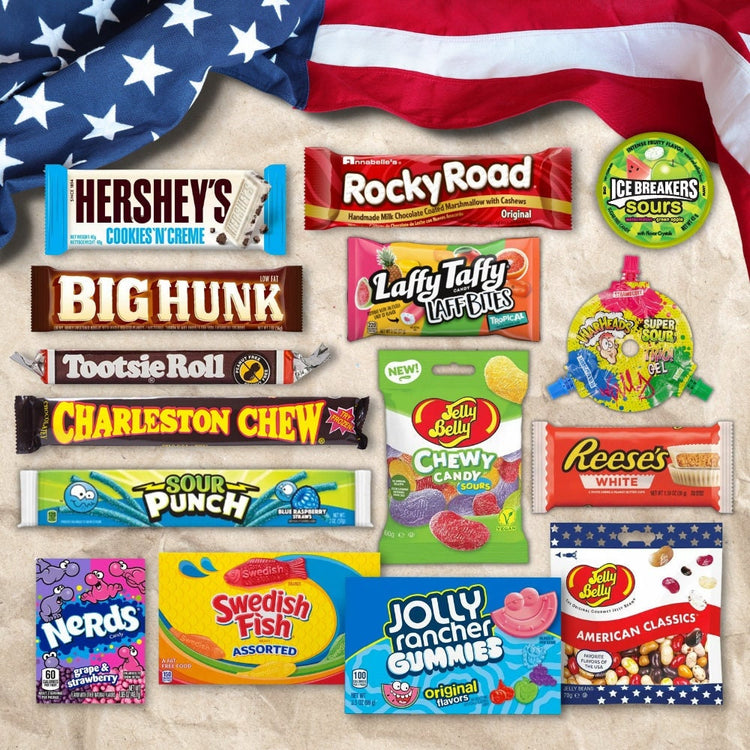 American Candy, Cakes and Snacks