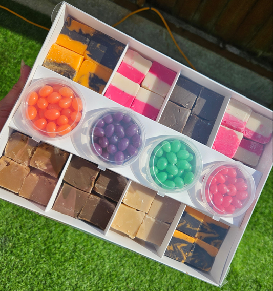 Dairy Free Fudge and Jelly Bean Sharing/Gift Box
