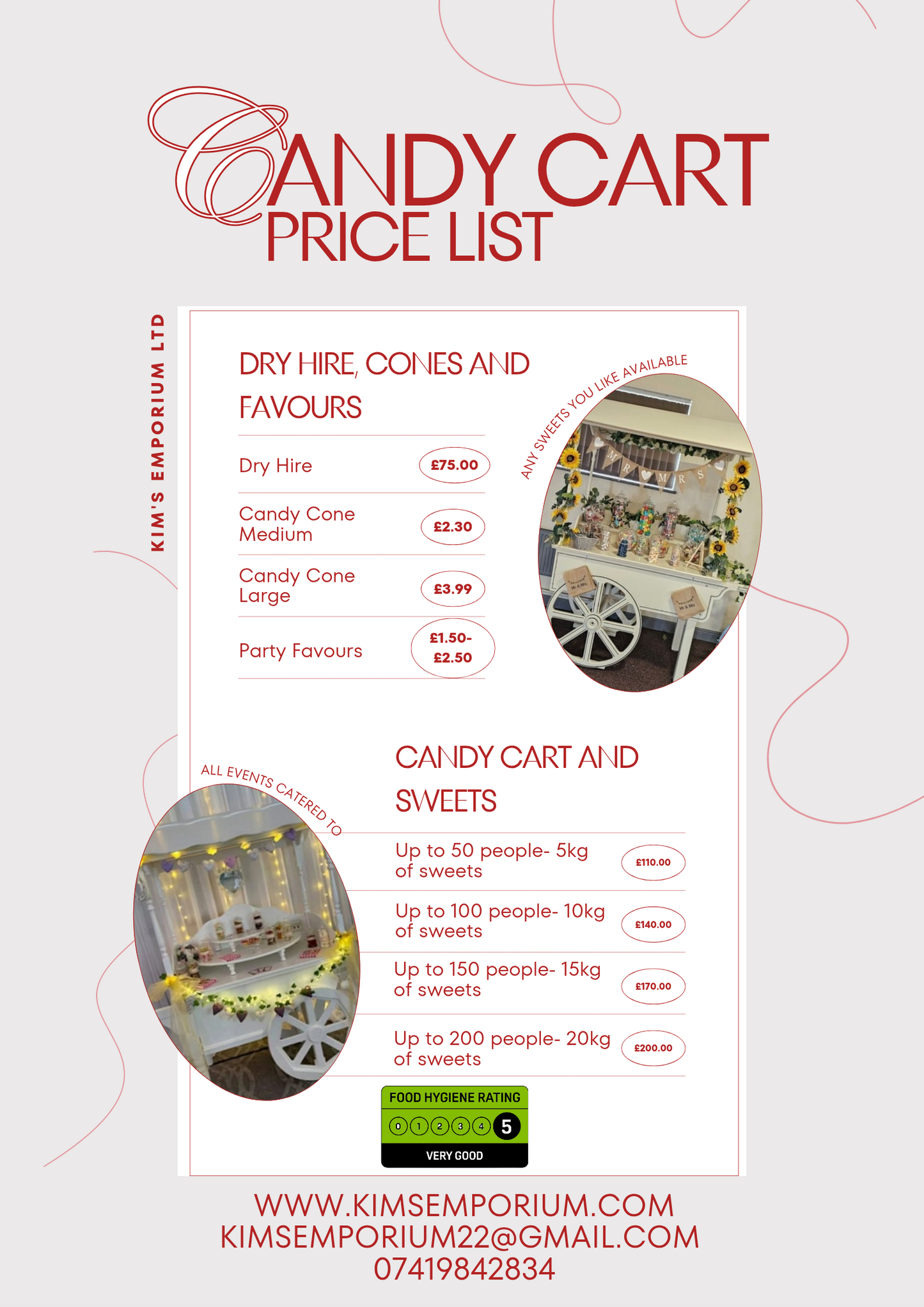 Candy Cart Hire