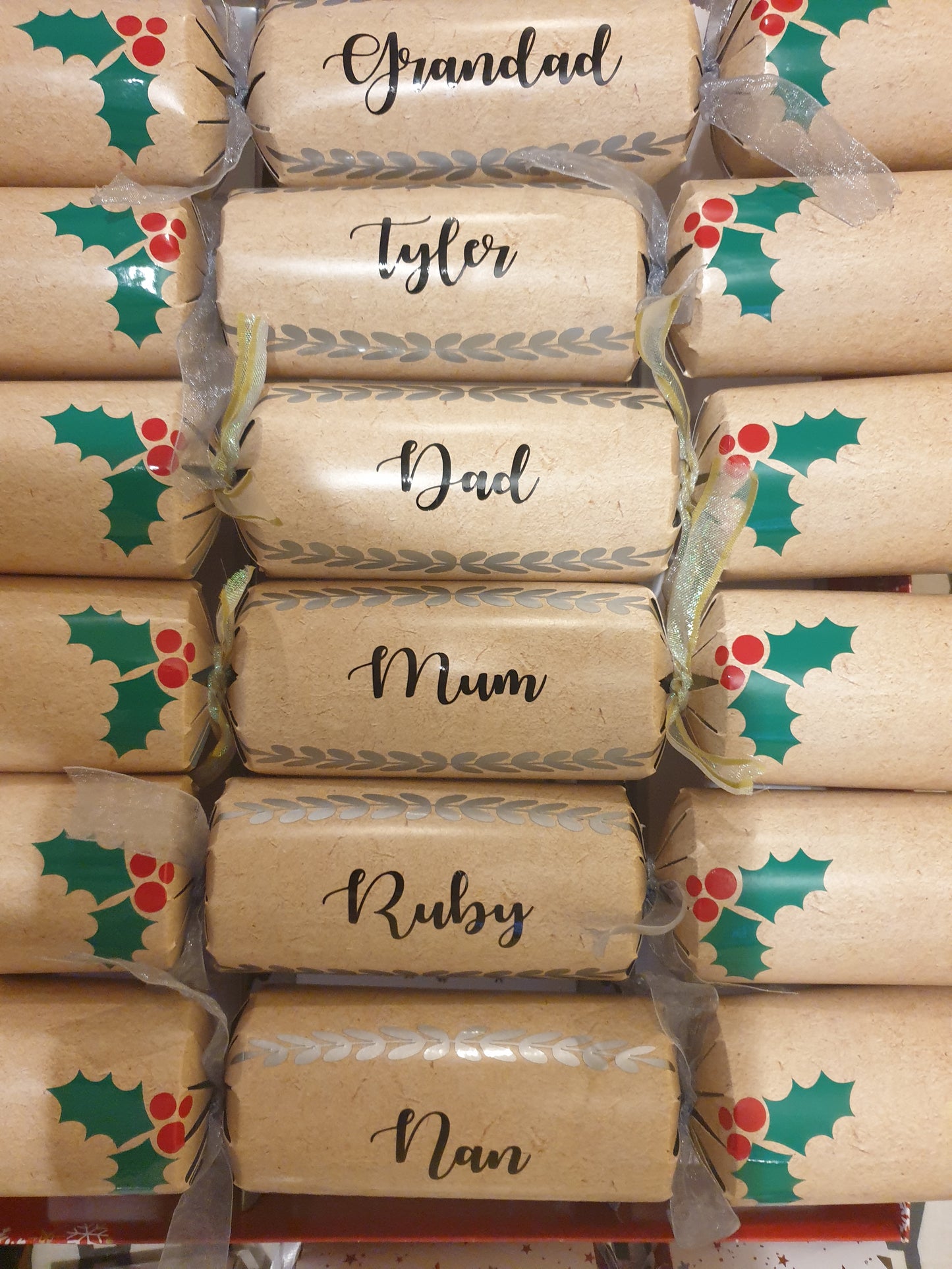 Personalised Christmas Crackers