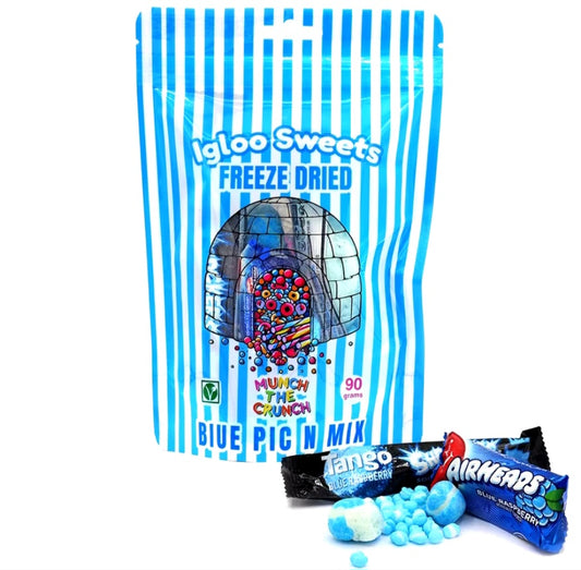 Igloo Blue Pic n Mix Freeze Dried Sweets Pouch 90g