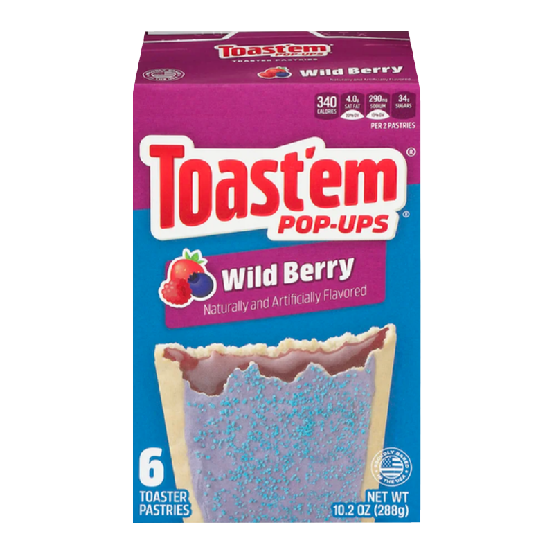 Toast'em POP-UPS - Frosted Wild Berry Toaster Pastries 6pk - 10.2oz (288g)