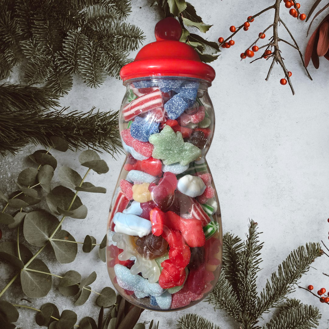 Christmas Pick N Mix Snowman Jar