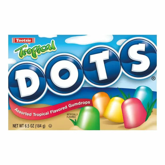 Tootsie Tropical Dots Theatre Box