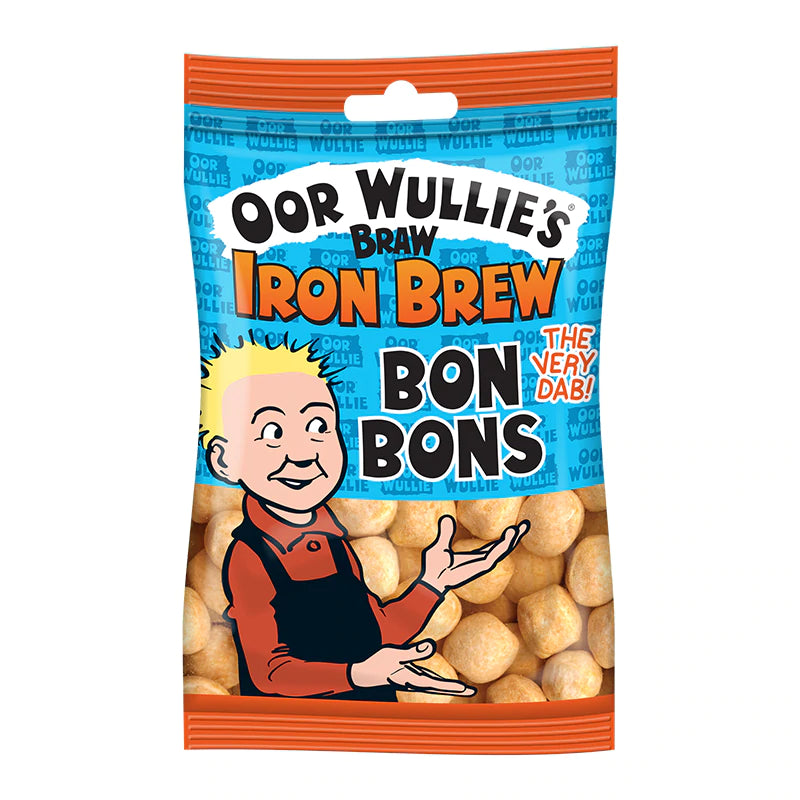 Oor Wullies Braw Iron Brew Bon Bons 125g June 2022