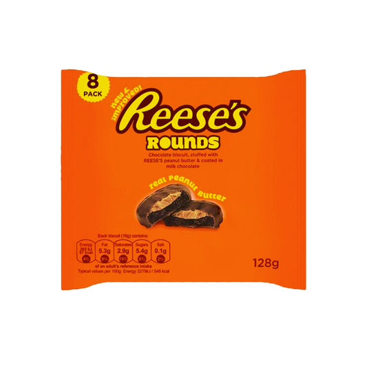 Reese's Peanut Butter Rounds 8-Pack - 128g